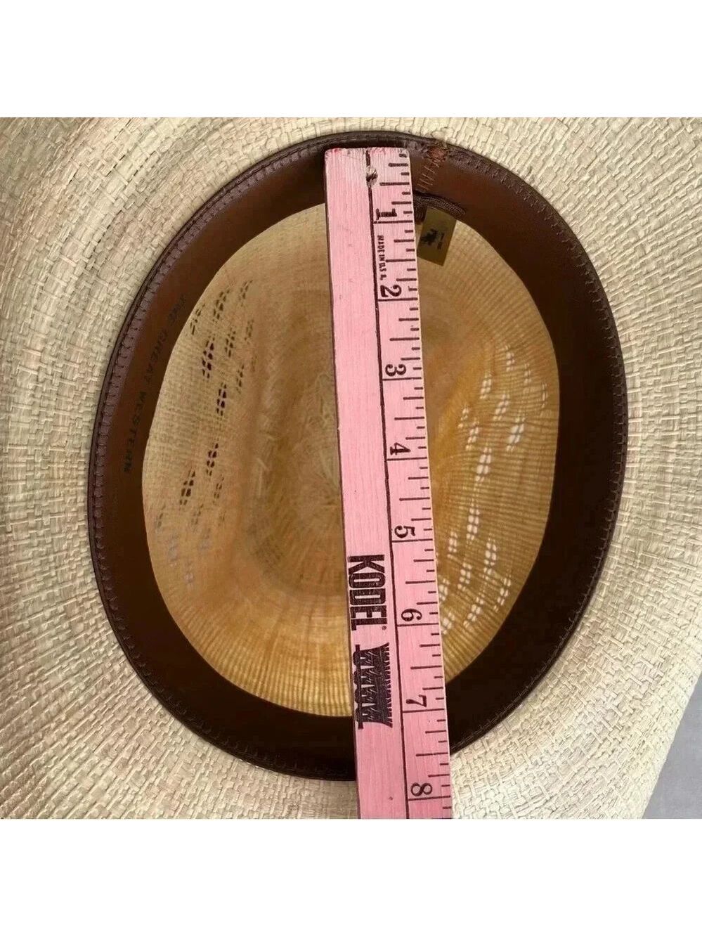 The Great Western Feather Straw Cowboy Cowgirl Hat Unisex, Country, Coachella, - Picture 14 of 16